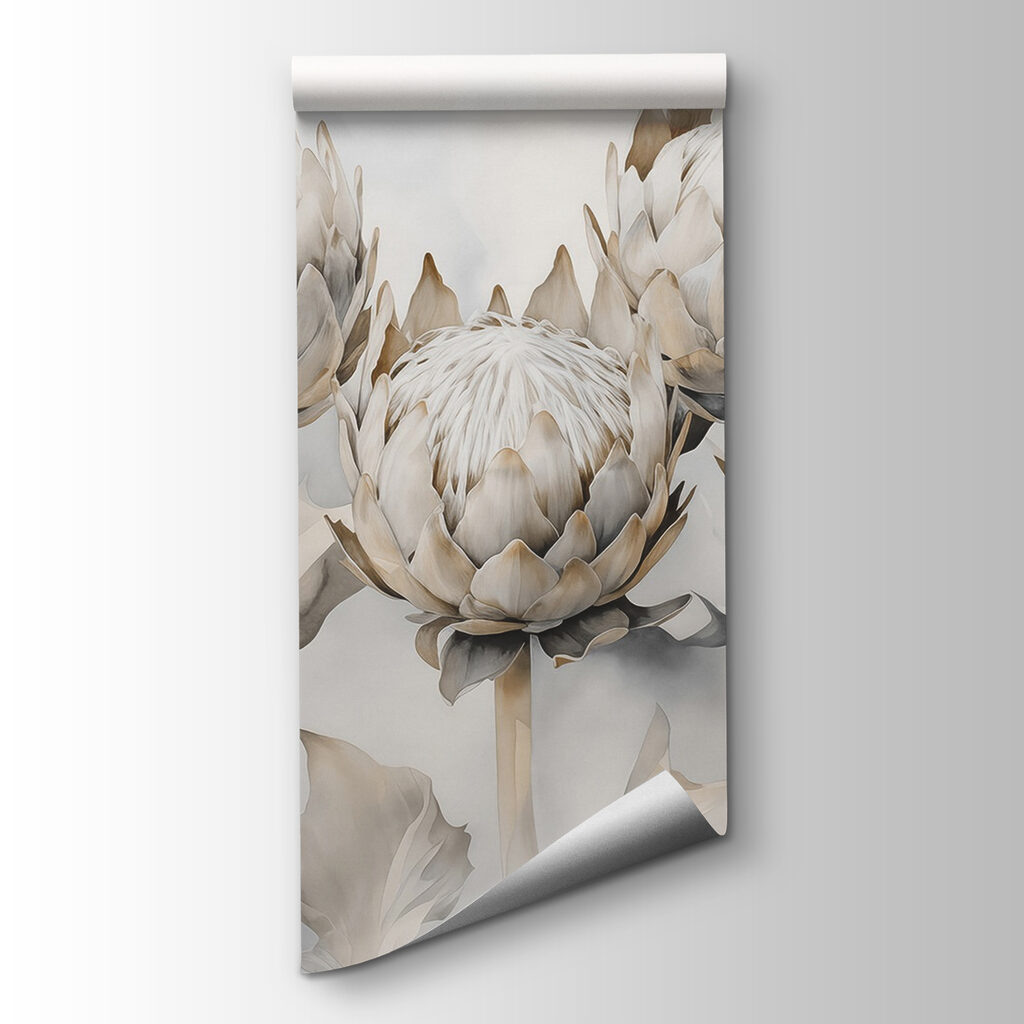 Group of artichokes with leaves