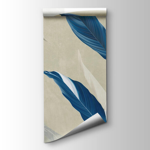 Serene leaves in calming hues