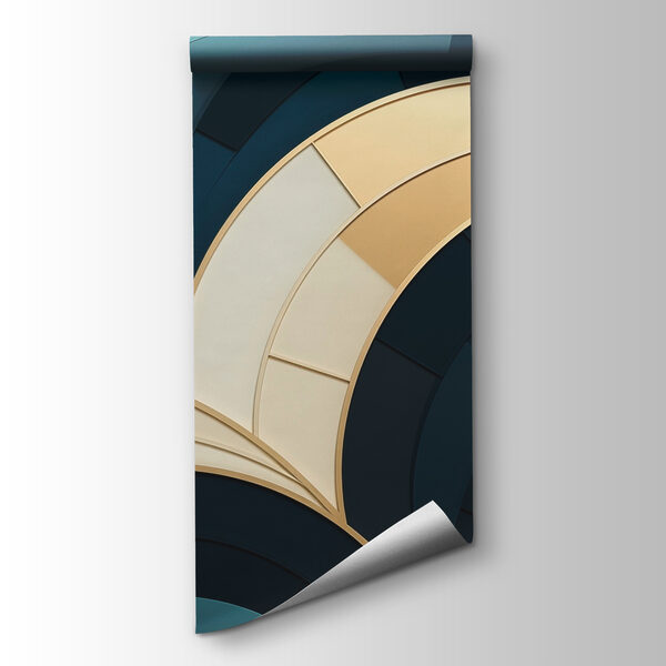 Abstract curves in calming colors Abstract curves in calming colors