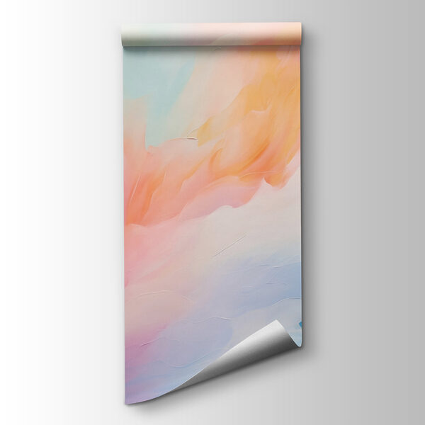 Colorful painting of clouds