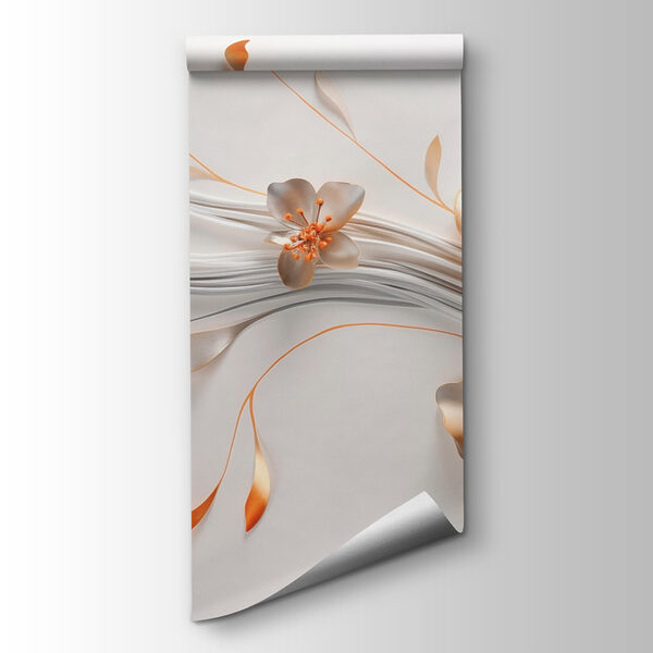 Elegant floral design with flowing details