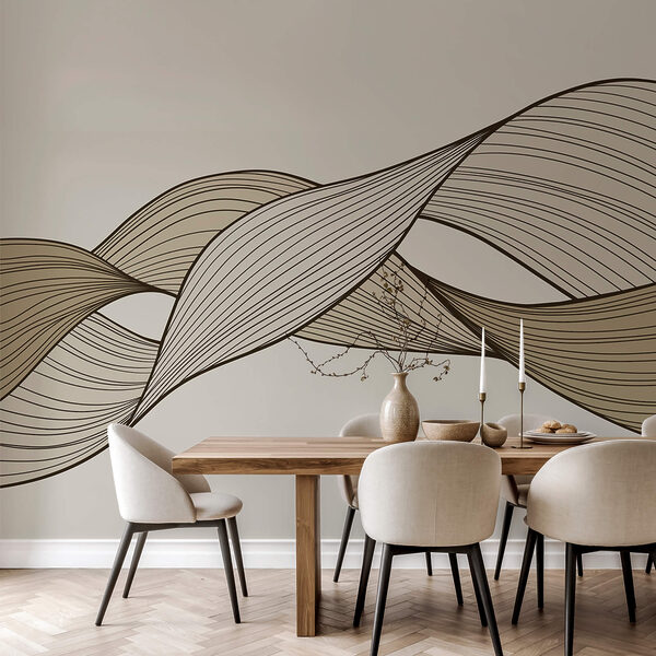 Hnědé a černé vlnovky