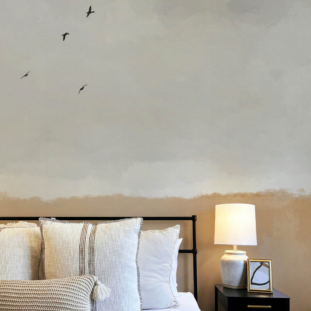 Pták letící po obloze