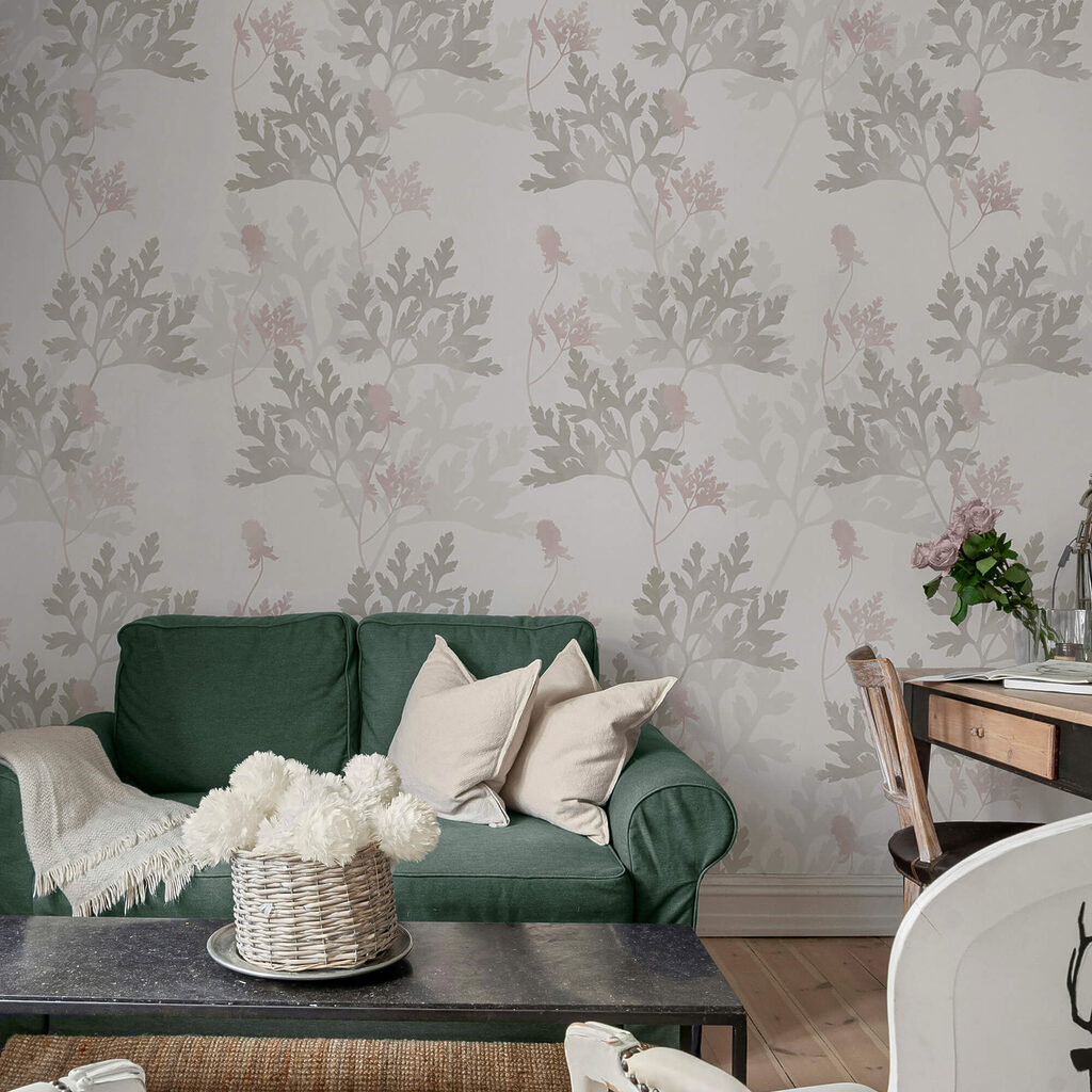 Vzor listů a květů