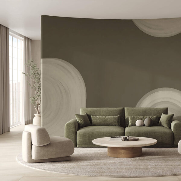 Fototapeta Fototapeta Bílý vířící objekt na hnědém pozadí (Katalogové číslo: t00442)