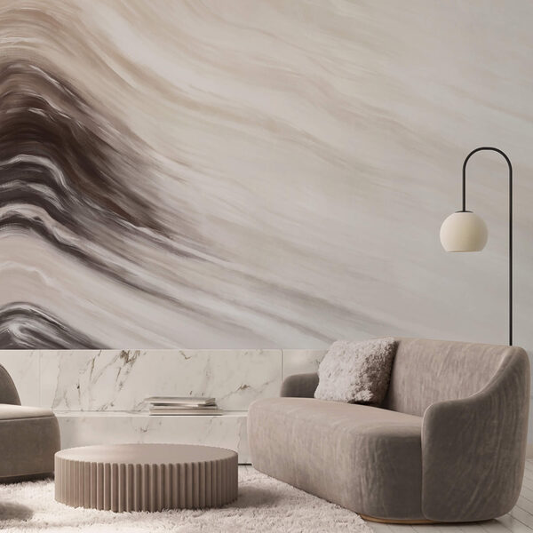 Abstraktní vlny v jemných odstínech