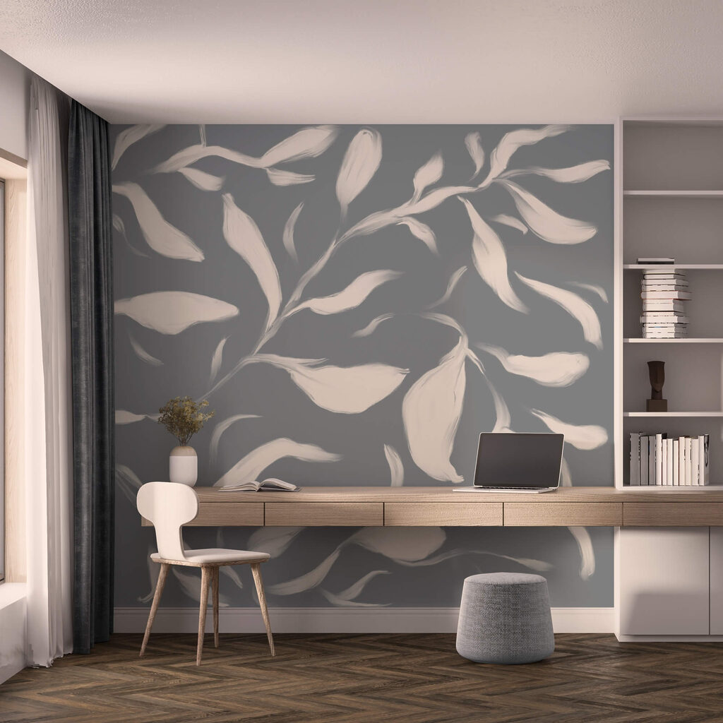 Jemné listy na měkkém pozadí