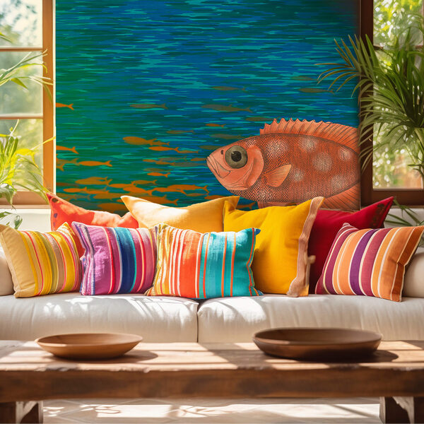 Ryby plavající ve vodě