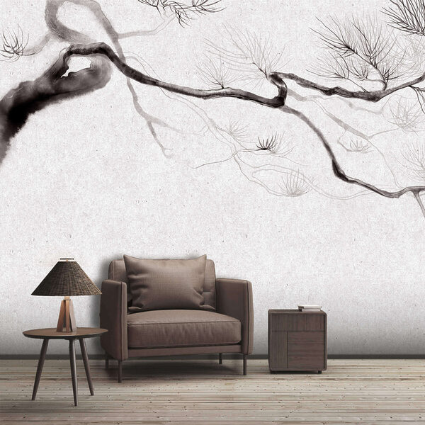 Větev stromu s větvemi