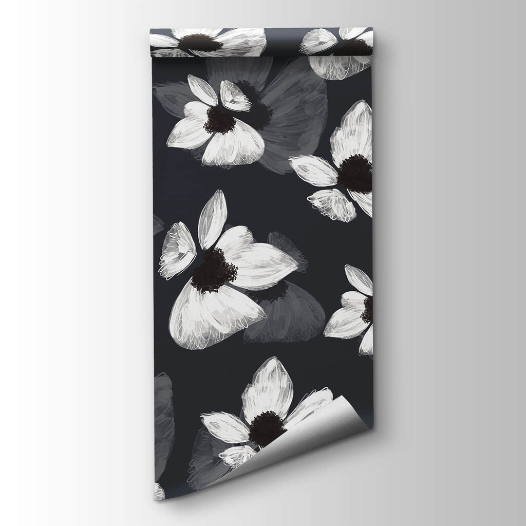 Pattern of white flowers