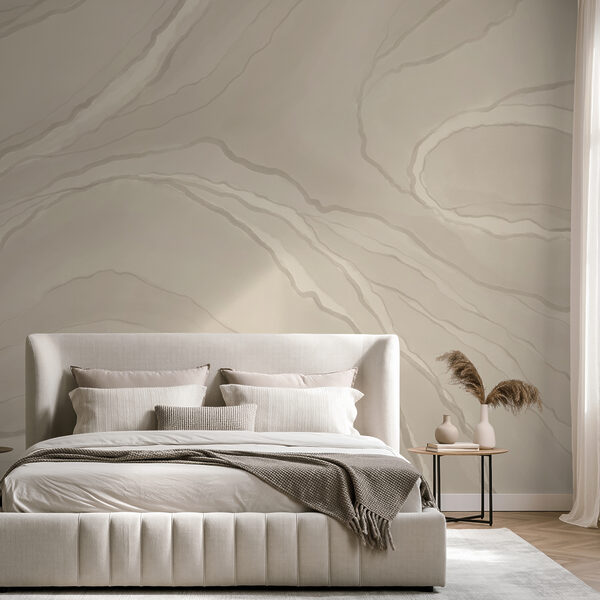 Bílá a šedá plocha s čarami