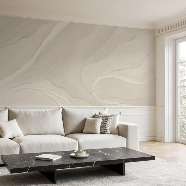 Bílá a šedá plocha s čarami