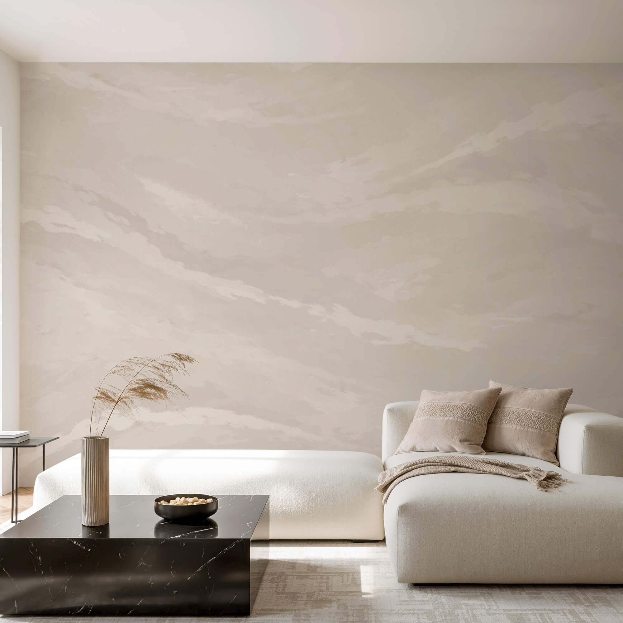 Bílý povrch s velkým množstvím mraků