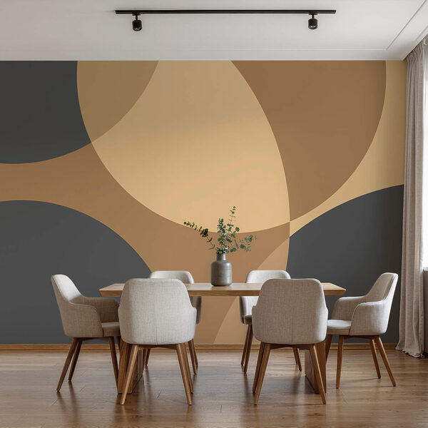 Dynamické tvary v uklidňujících tónech