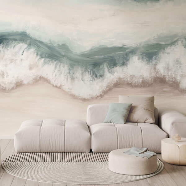 Vlna narážející na pláž