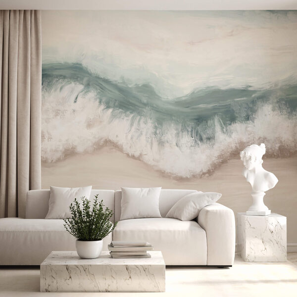 Vlna narážející na pláž