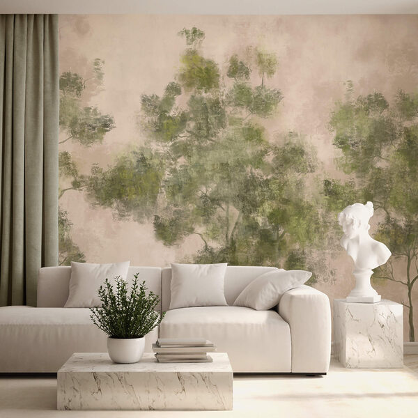 Skupina stromů se zelenými listy