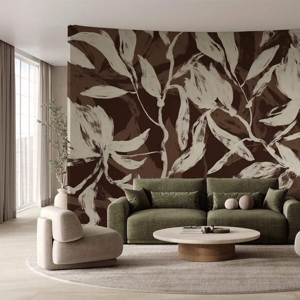 Plynoucí listy v jemných monochromatických tónech