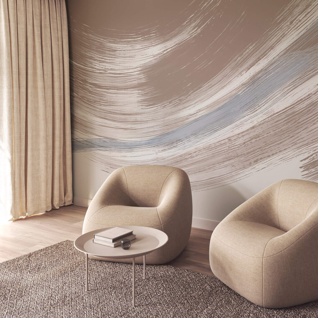 Jemné odstíny se mísí v něžném pohybu