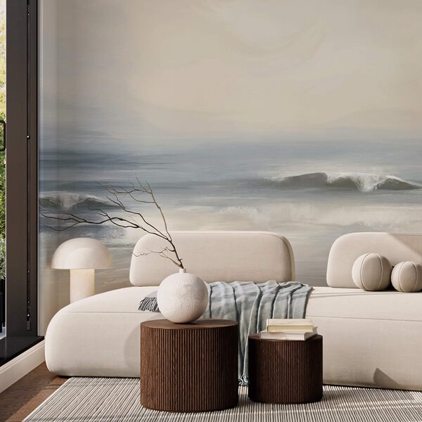 Vlny narážející na pláž