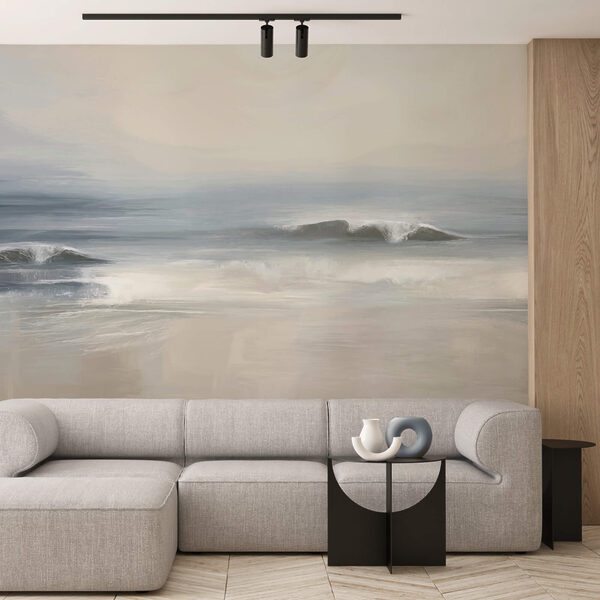 Vlny narážející na pláž