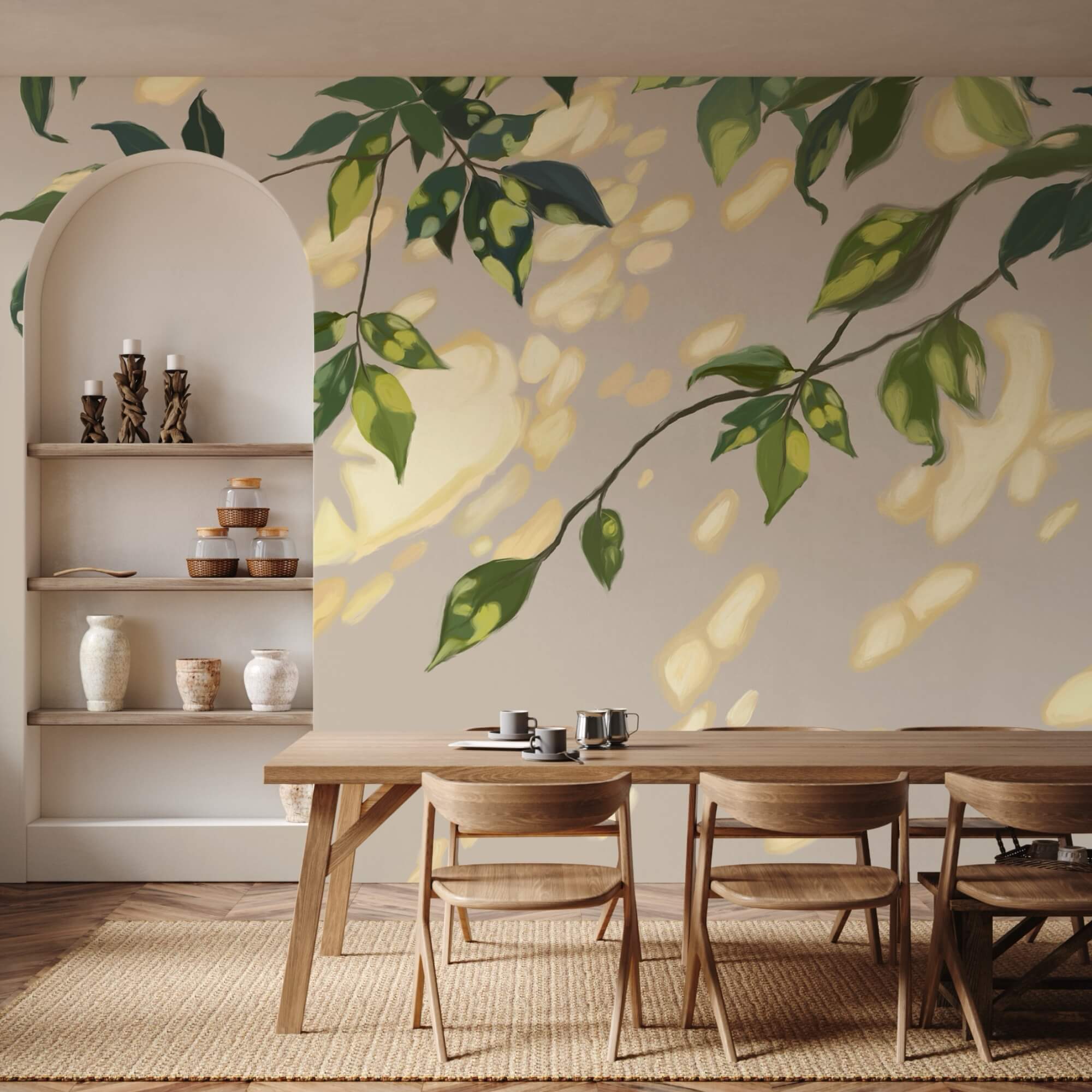 Větev s listy Větev s listy