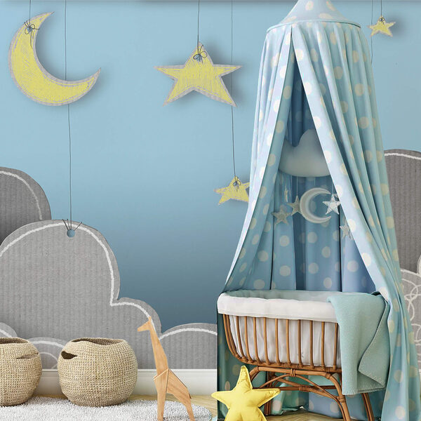 Měsíc a hvězdy z mraků