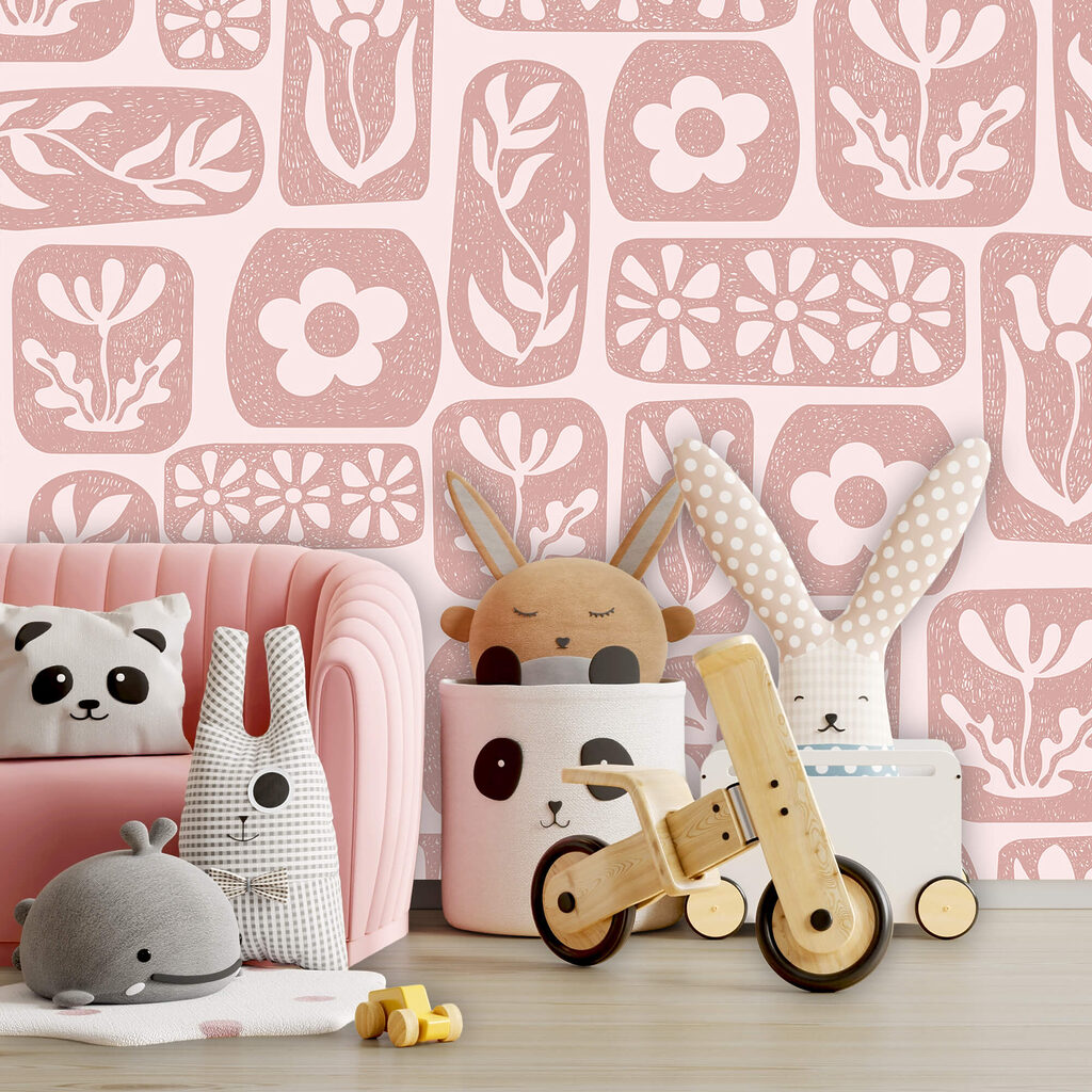 Vzor květů a listů Vzor květů a listů