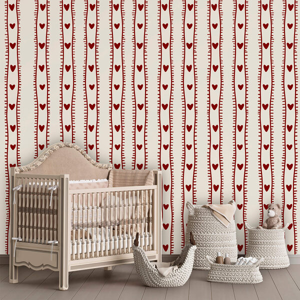 Červený a bílý vzor Červený a bílý vzor