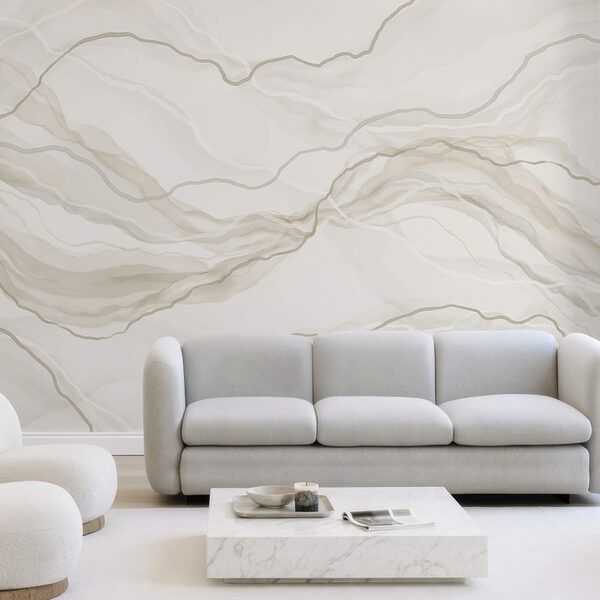 Bílo-šedý mramorovaný povrch