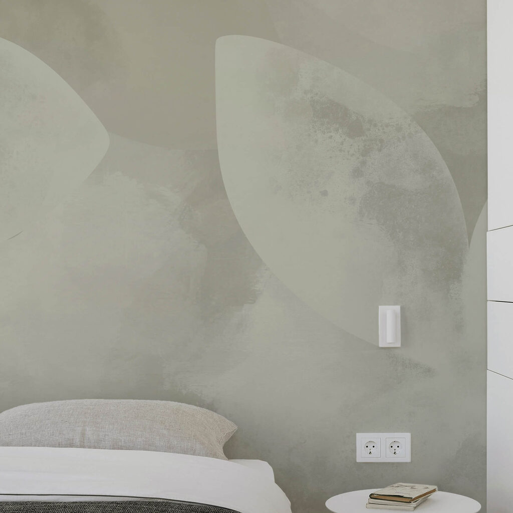 Bílý květinový vzor