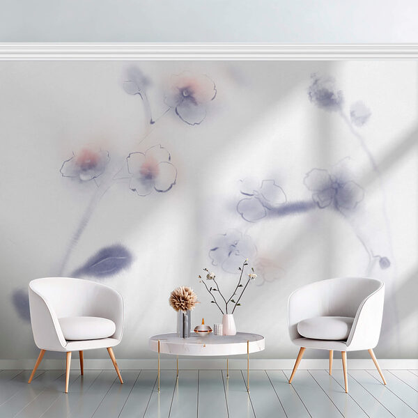 Jemné okvětní lístky v delikátních akvarelových barvách