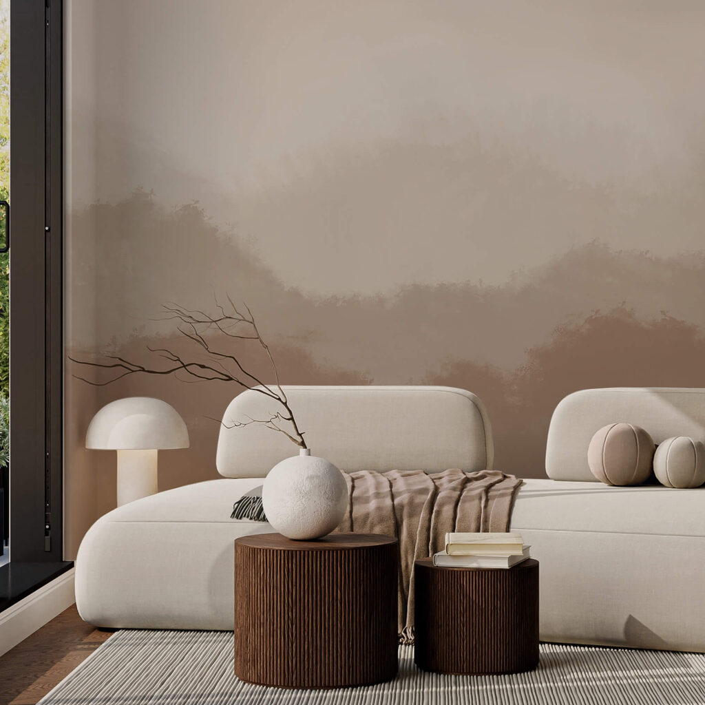 Hnědé a bílé pozadí