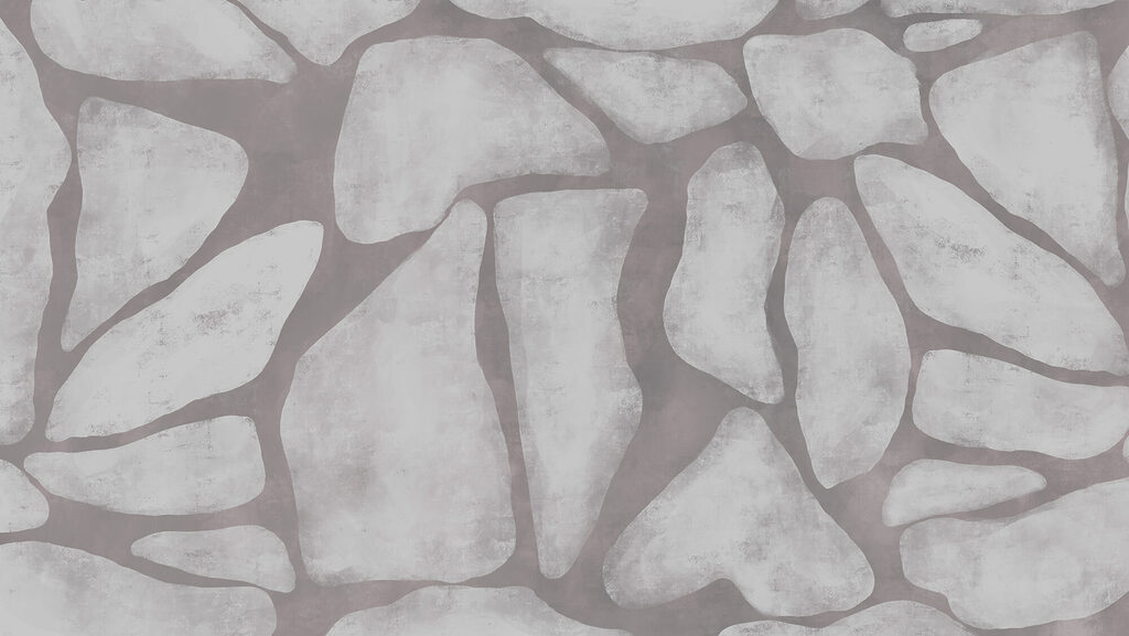 Grey and white rock wall