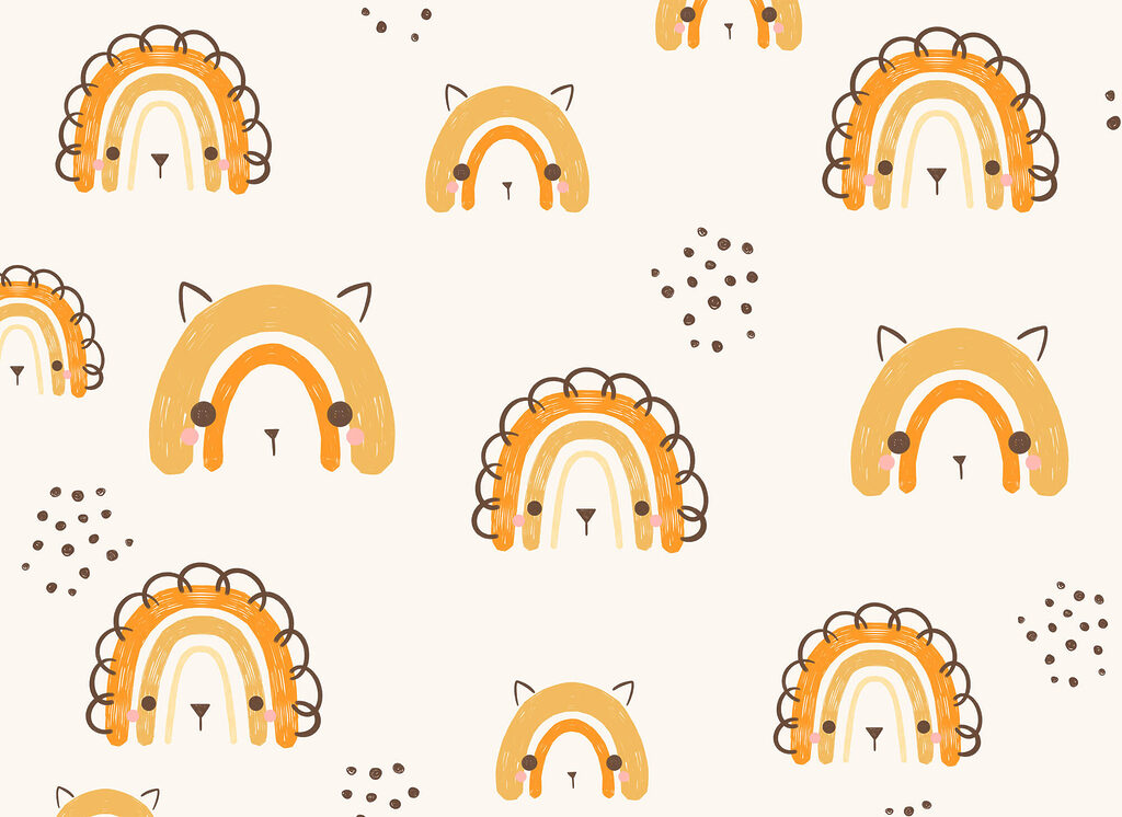 Pattern of cartoon animals