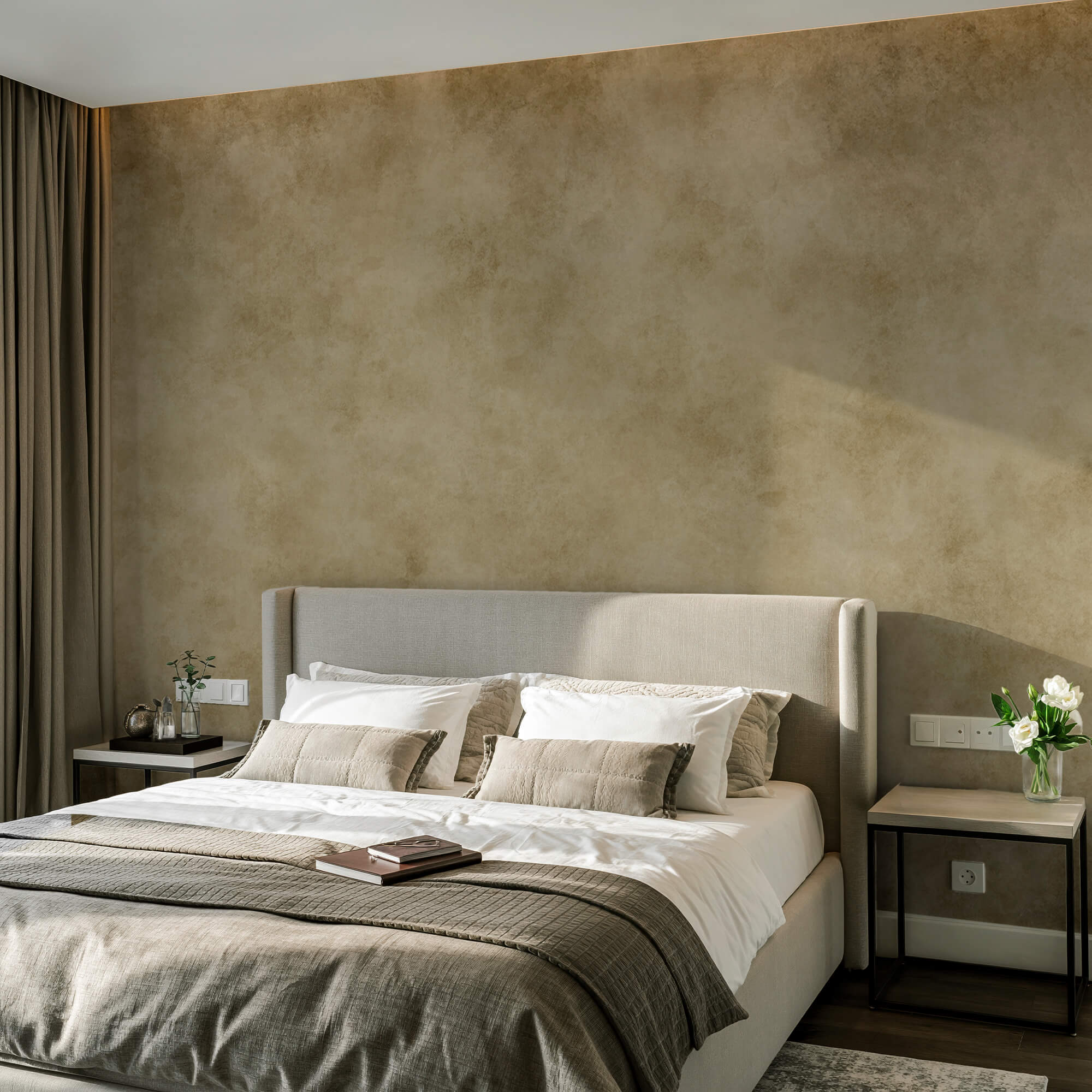 Hnědé a bílé pozadí