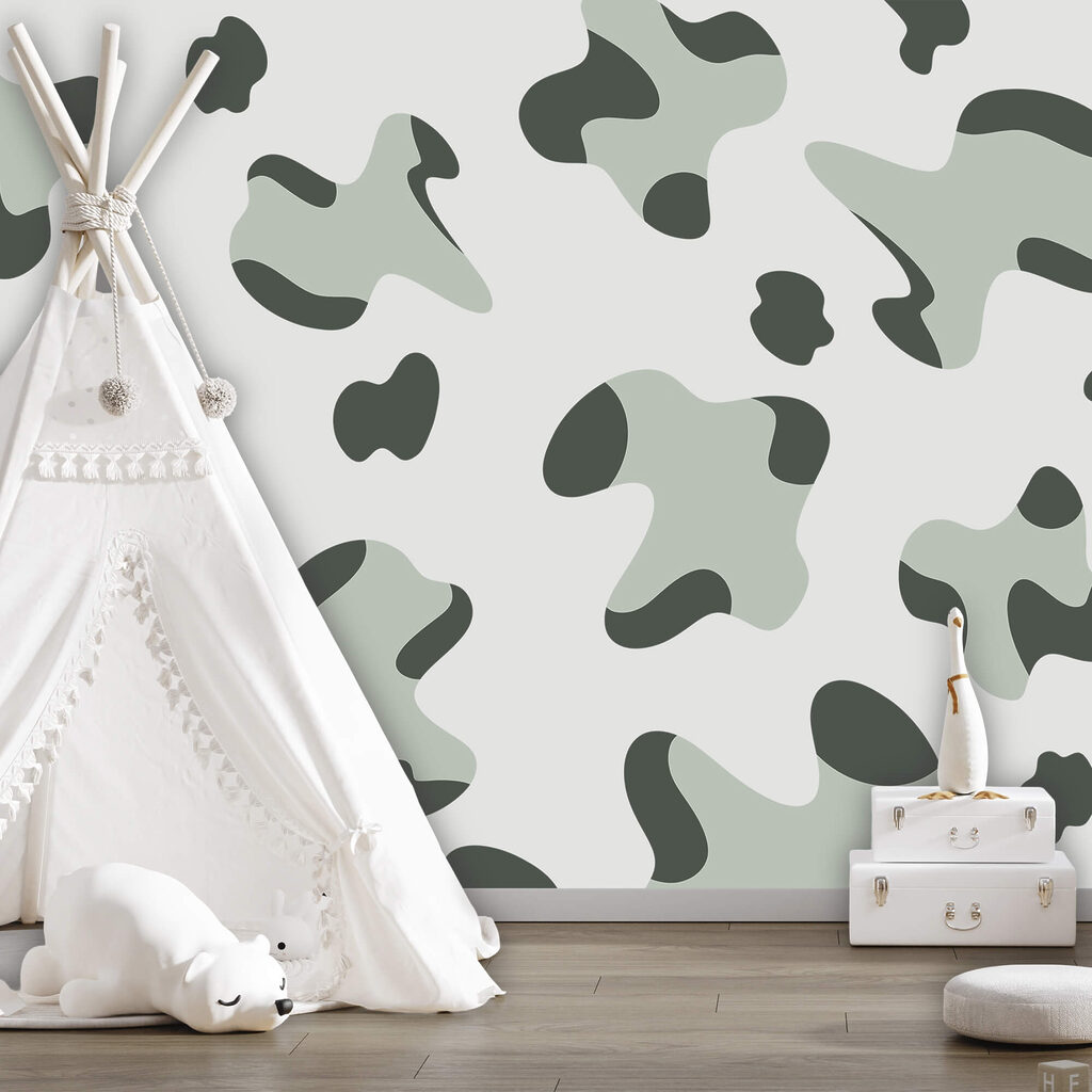 Vzor černých a bílých skvrn