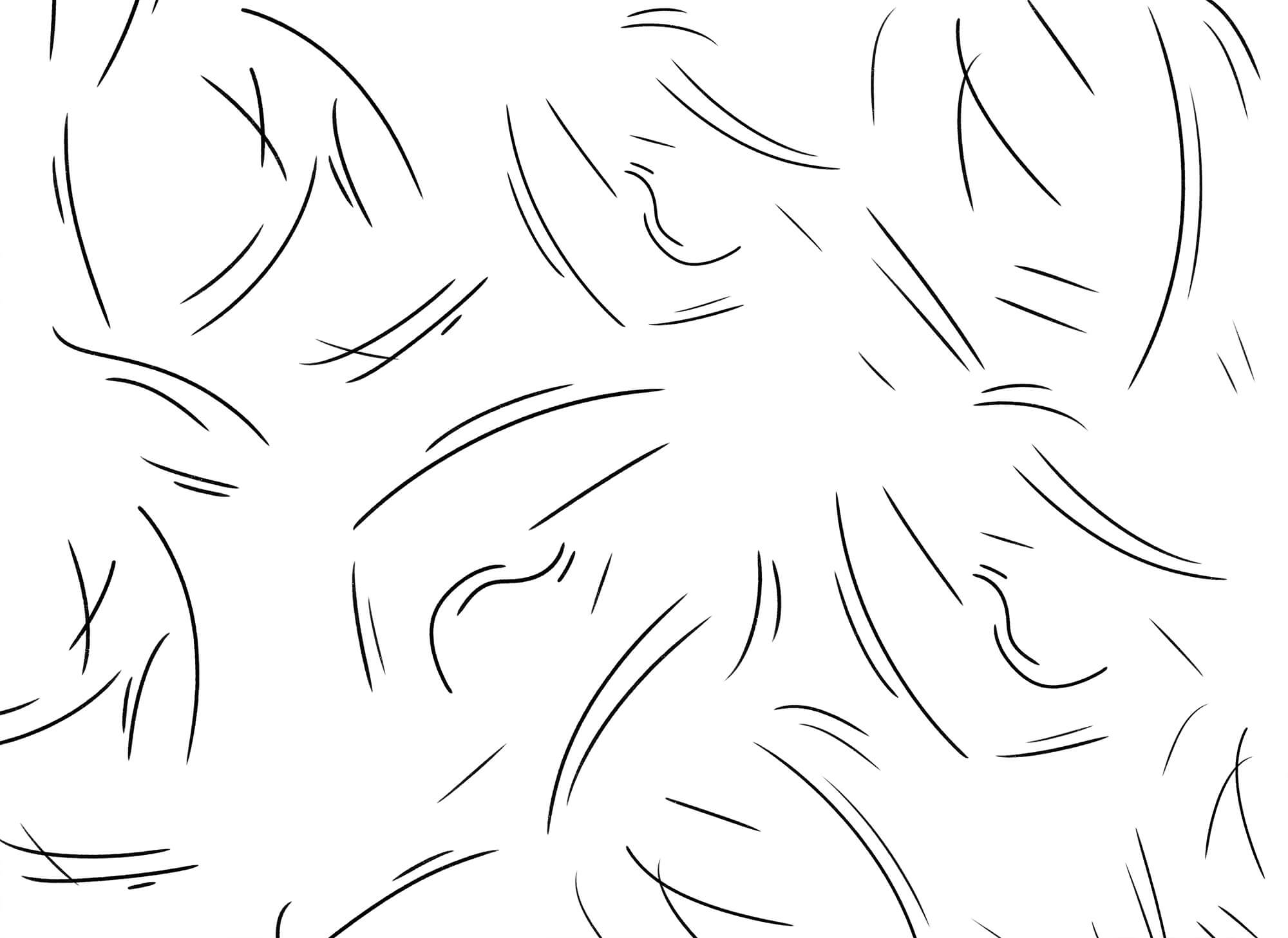 Black lines on a white background