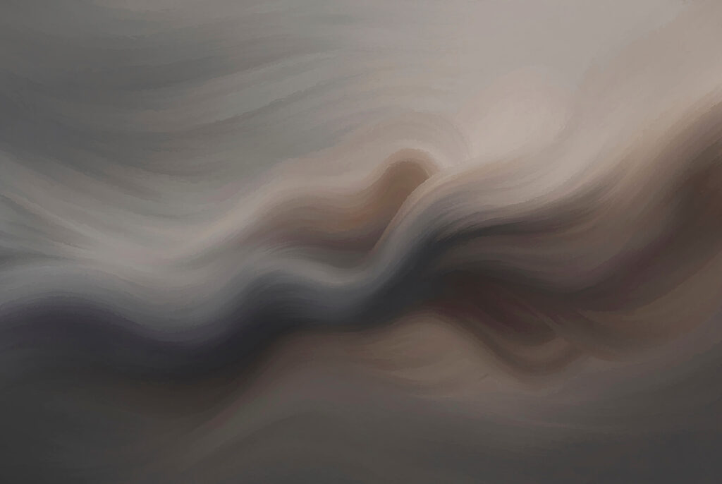Soft waves of muted tones blending