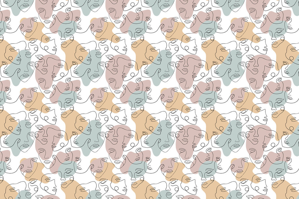 Pattern of colorful shapes