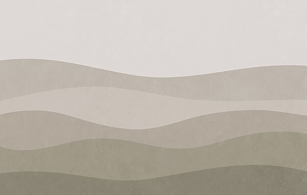 White and grey background with waves