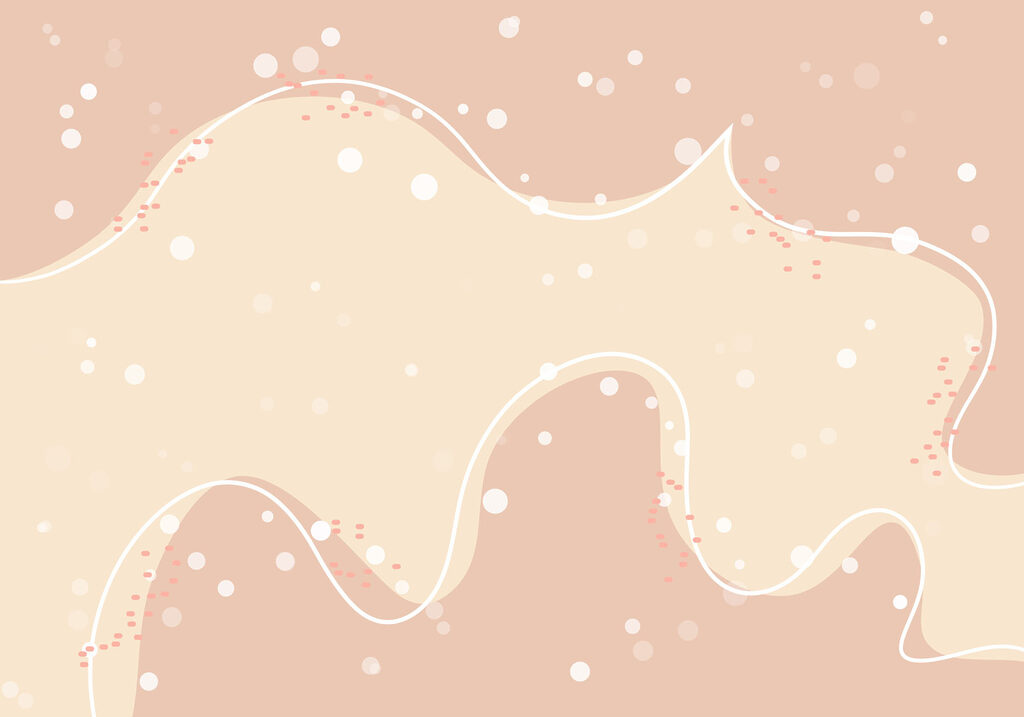 White and pink background with dots White and pink background with dots