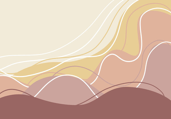 Brown and white wavy lines Brown and white wavy lines