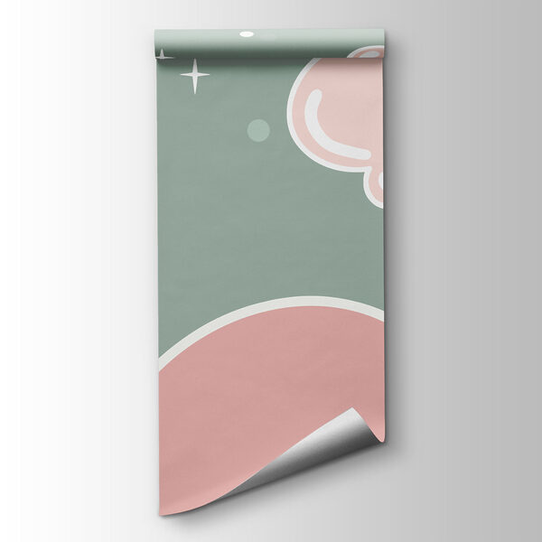 Pink clouds in the sky