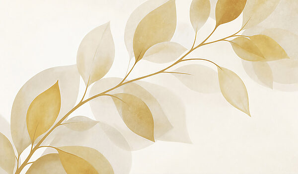 Branch with leaves on it