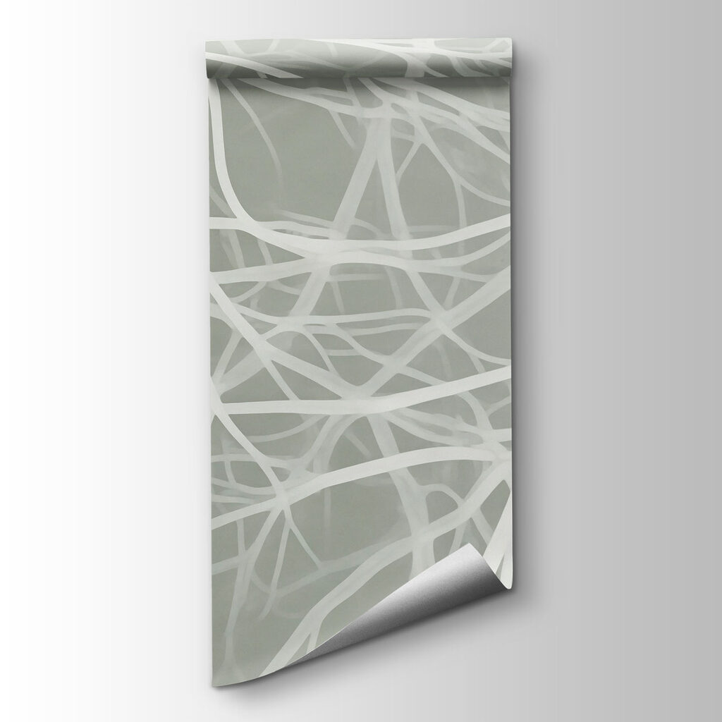 White branches on a gray background White branches on a gray background
