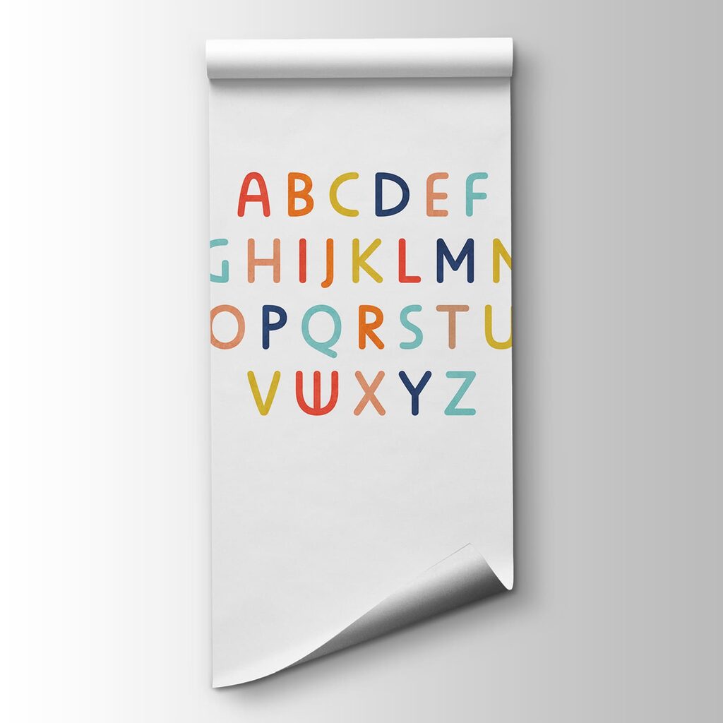 Group of colorful letters Group of colorful letters