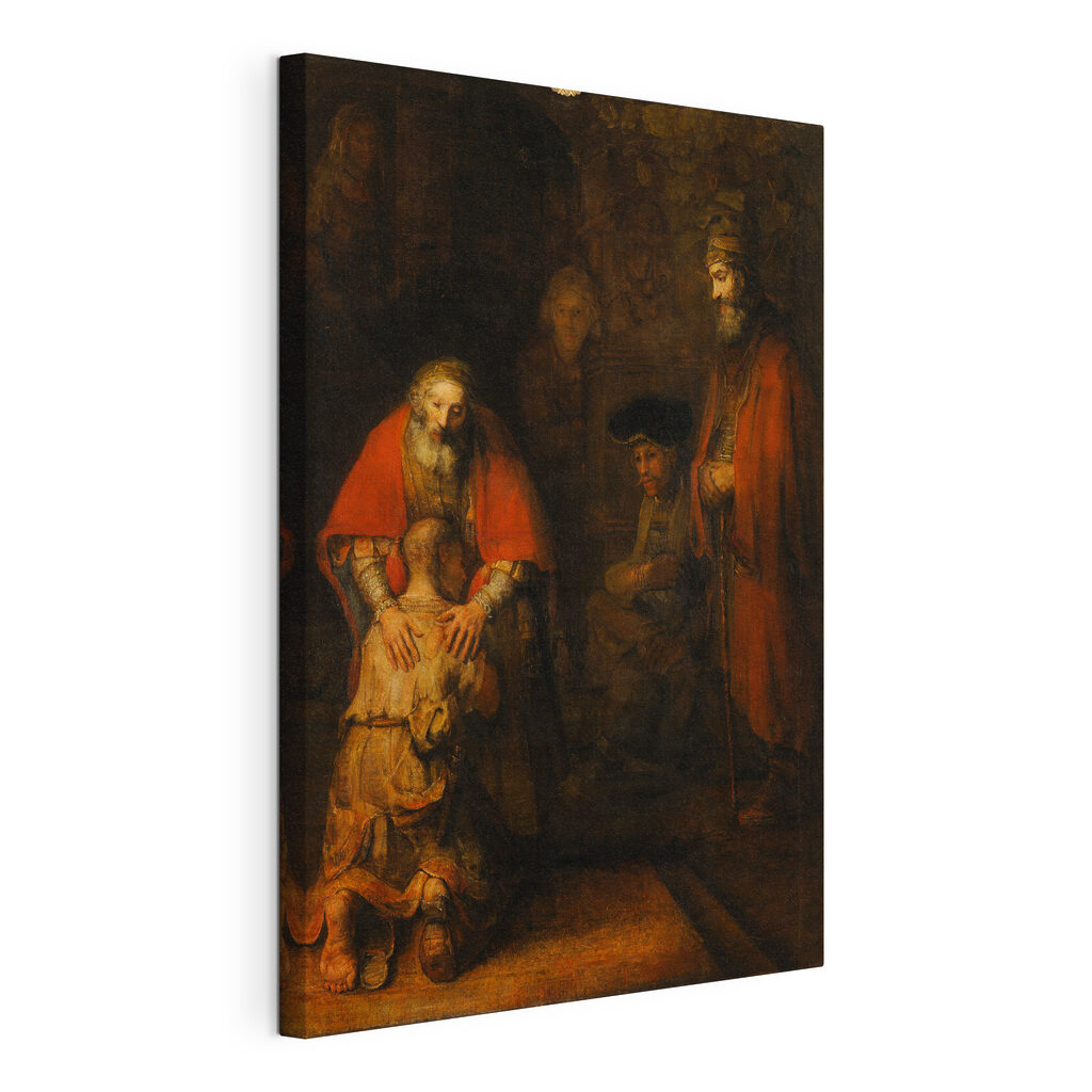 A painting of a group of people