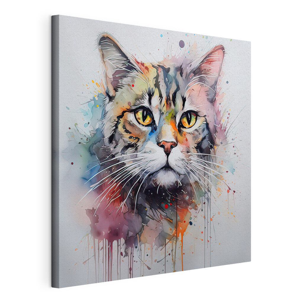 Painting of a cat