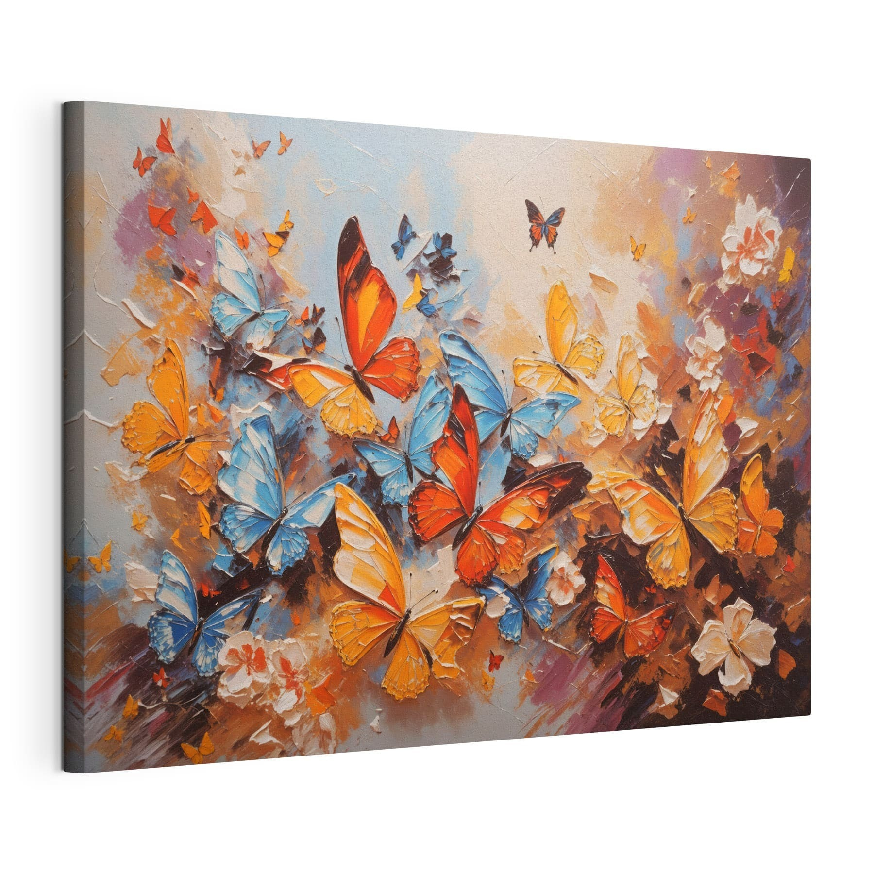 A painting of butterflies A painting of butterflies
